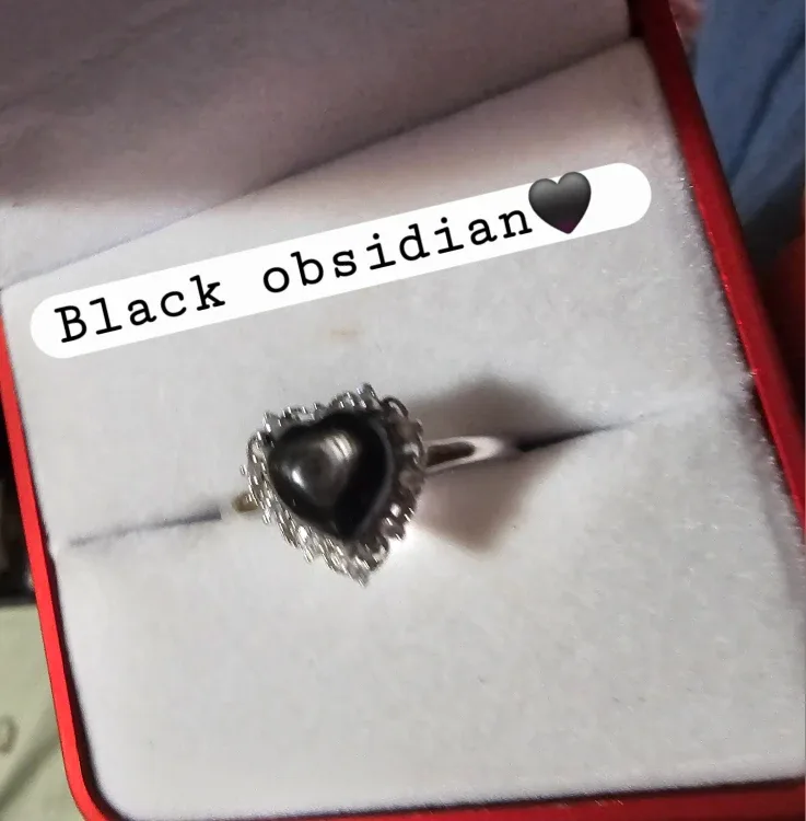 Real gems & crytal rings , copper settings image indicator(9)