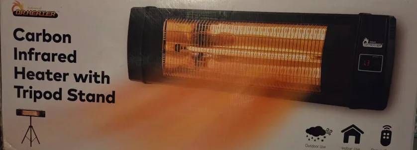 Dr. Heater Carbon Infrared Heater w/ Tripod Stand image indicator(2)
