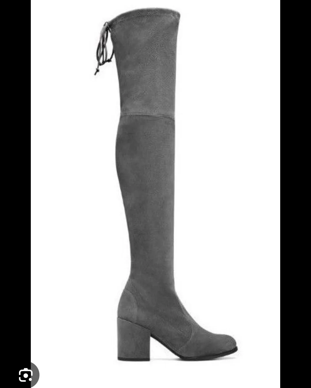 Stuart Weitzman Tieland grey suede - Size 9.5