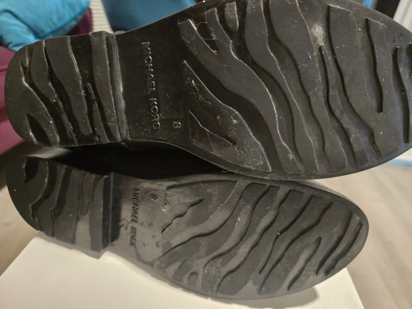 Michael Kors Black Rain Boots - Size 8 image indicator(5)