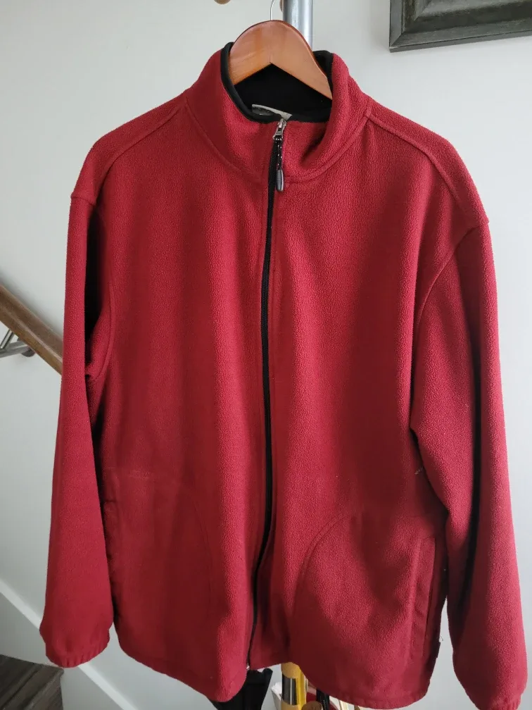Red Fleece Jacket - Size L/G