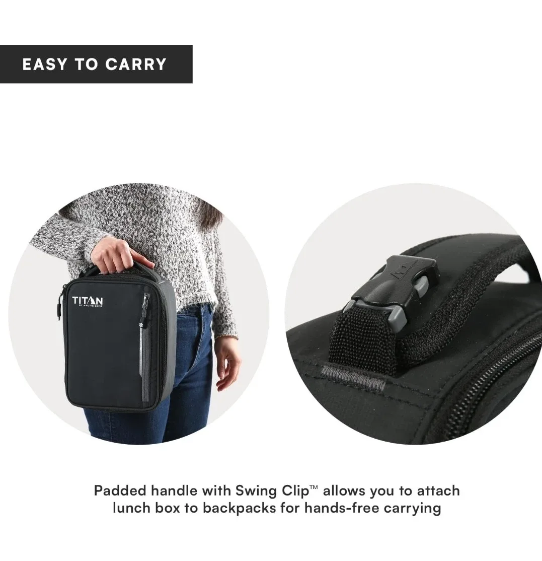 NEW TITAN Upright Artic Zone Expandable Lunch Pack - Black image indicator(6)