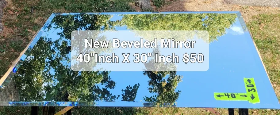 New Beveled Mirror 40" x 30"