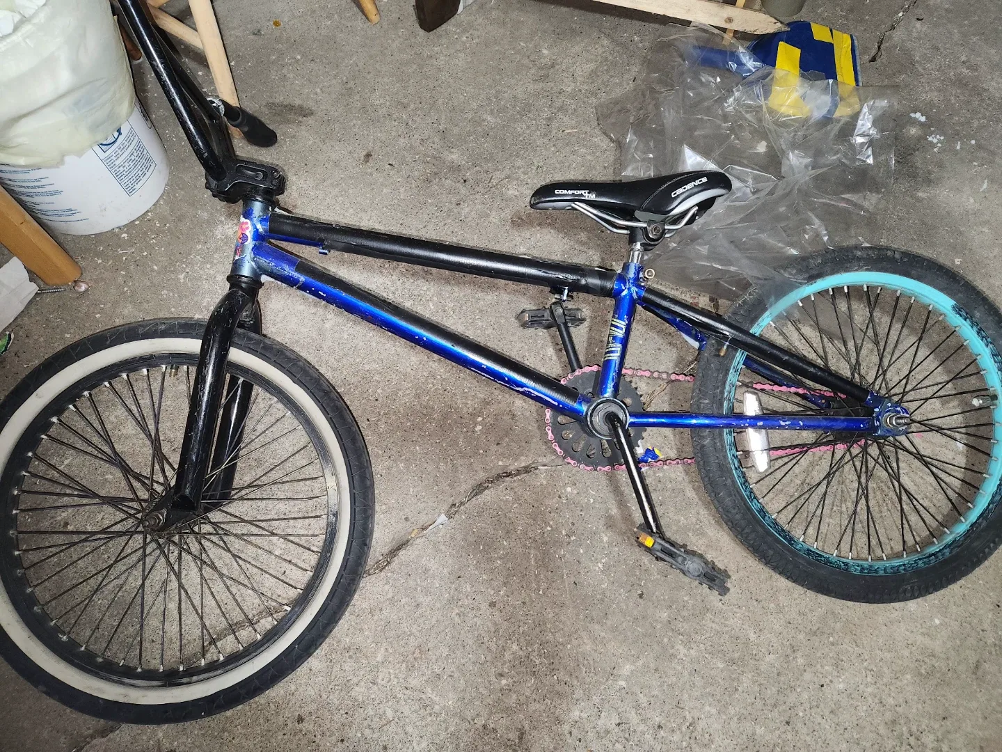 - Blue  BMX
