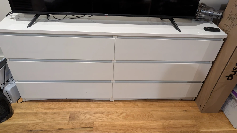 IKEA STORLINTA 6-Drawer Dresser - White