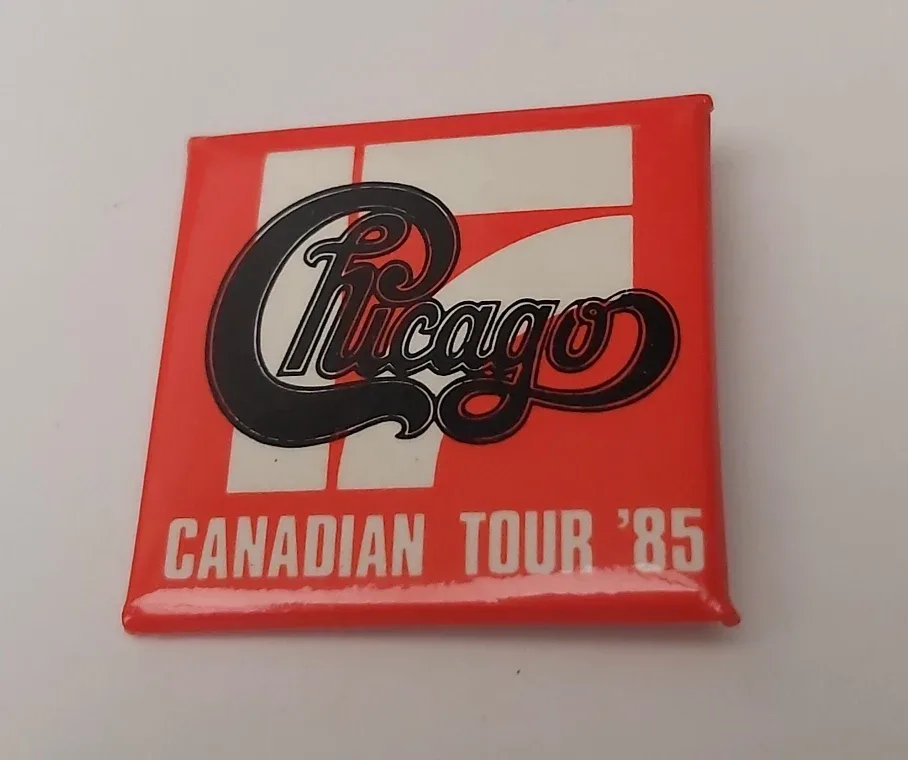 Chicago Canadian Tour '85 Button