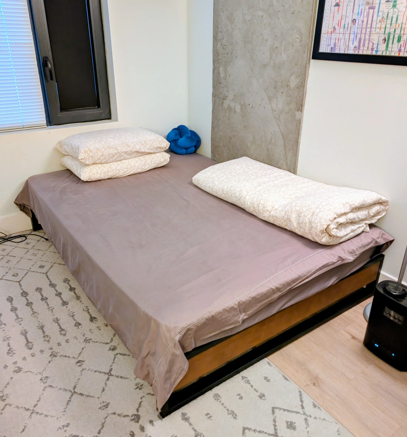 Bed frame (steel) - Full Size