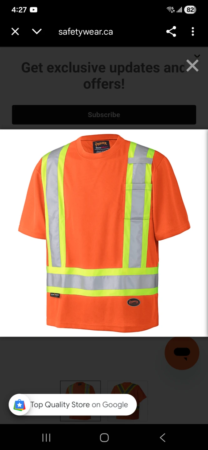 Pioneer V1051160 Orange Hi-Vis Safety Shirt - 2XL