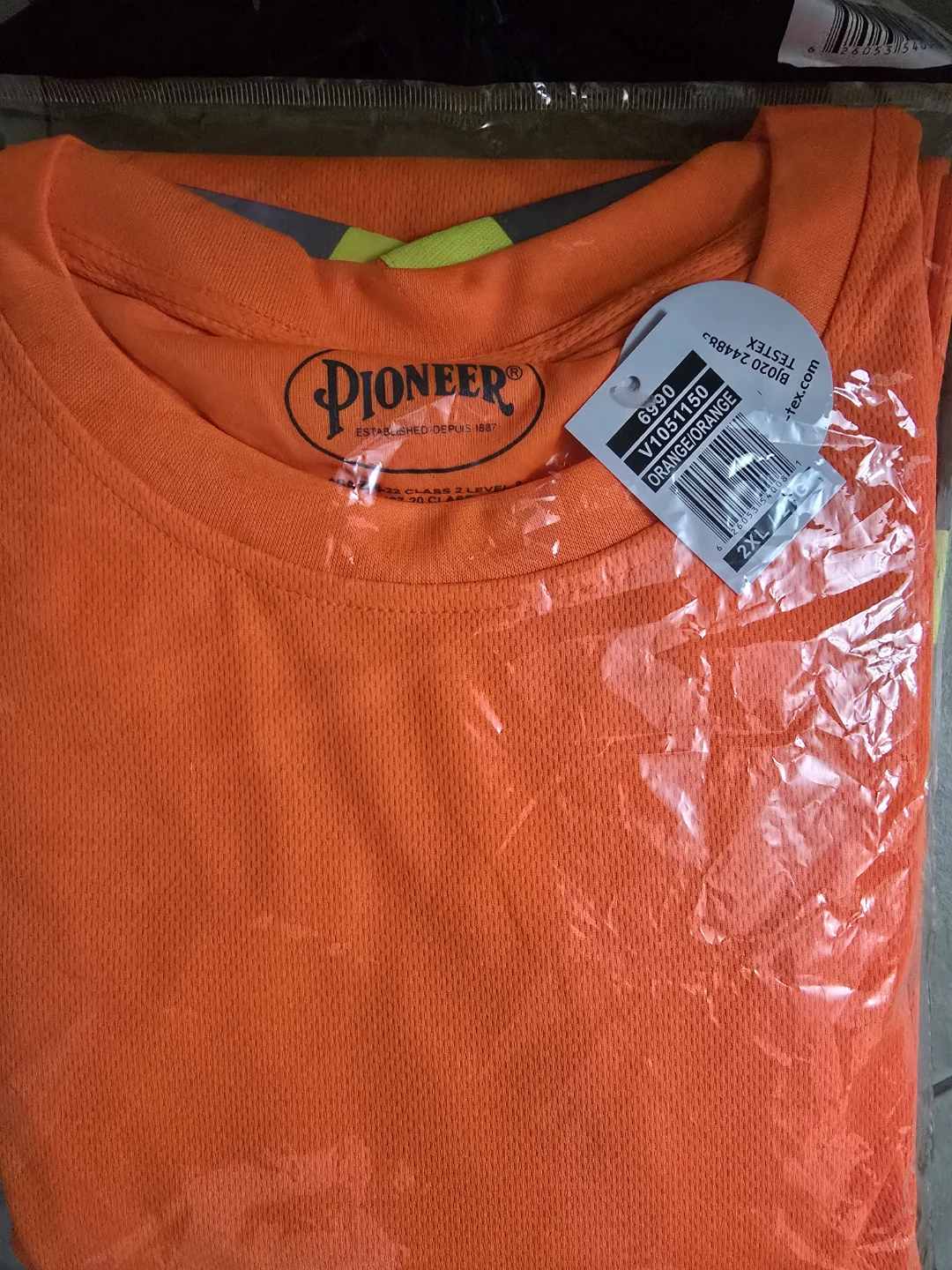 Pioneer V1051160 Orange Hi-Vis Safety Shirt - 2XL - photo 2
