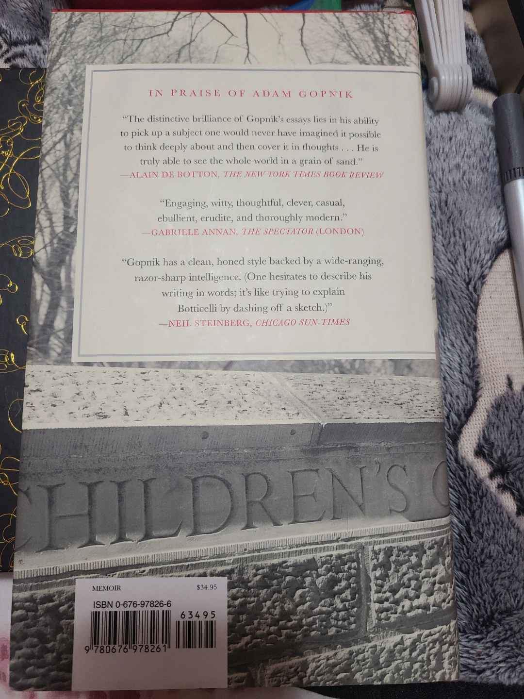 Through Children's Gate by Adam Gopnik - photo 2