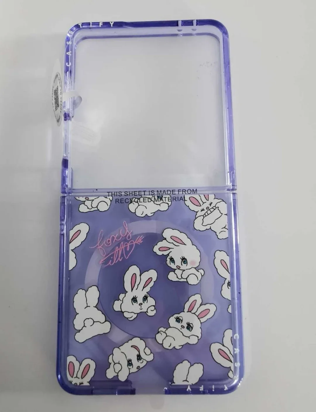 Casetify Bunnies Impact Clear Magnetic Case for Z Flip7 image indicator(2)