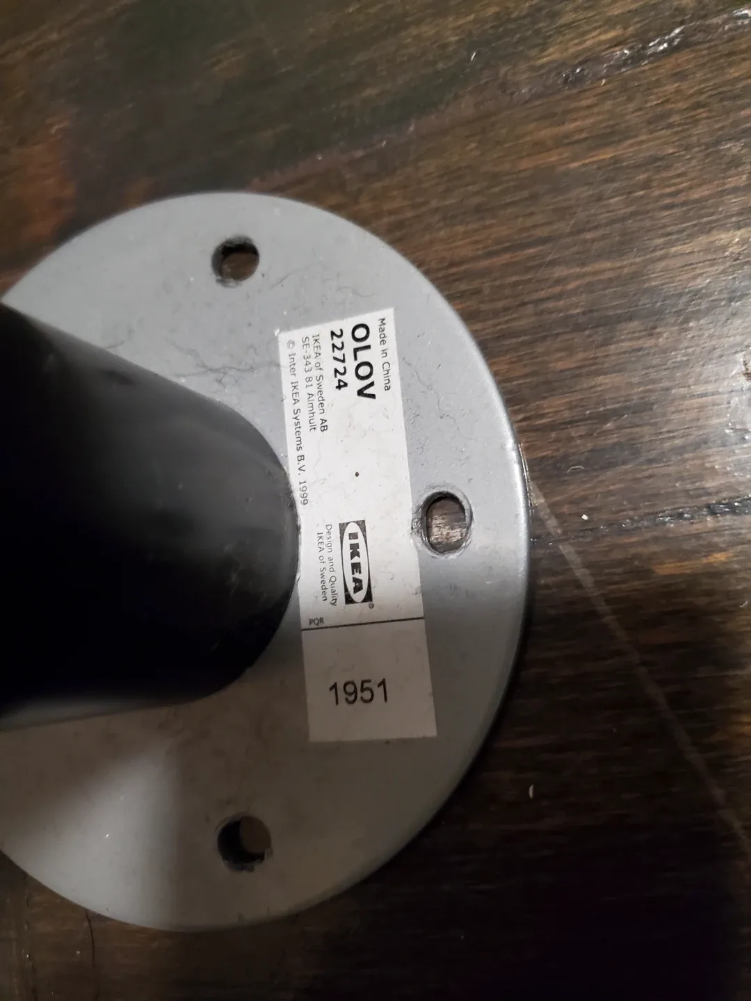 IKEA OLOV Adjustable Black Table Legs (Set of 4) image indicator(4)