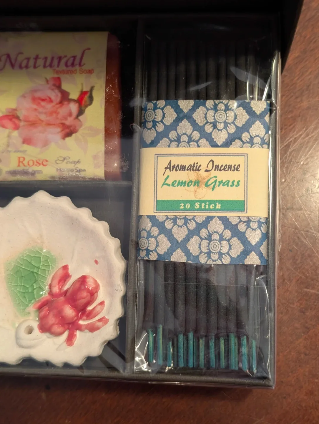 Aromatic Incense Set - Rose, Lemon Grass, Soap image indicator(4)