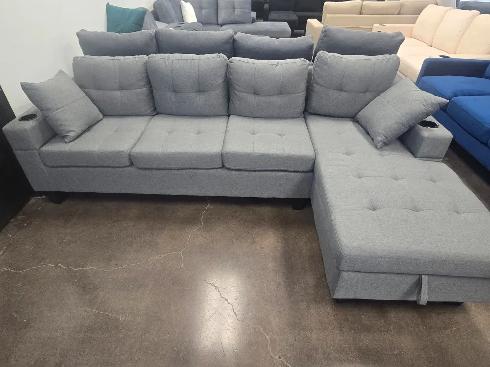 Sofa Sectional 4 Seater with Chaise Lounge on Black Friday Sale