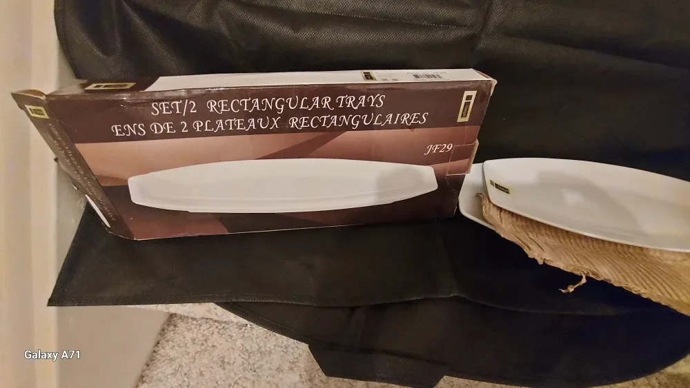 New Kanzaria Rectangular Trays - Set of 2