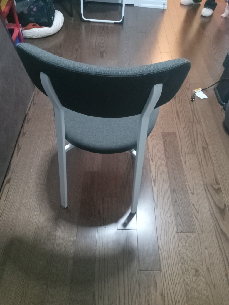 Grey Chair with White Legs - photo 3