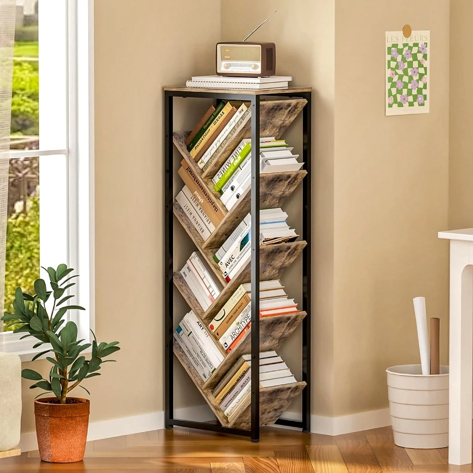 Bookshelf with Chevron Design - 9 tier 🥕