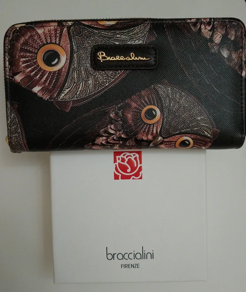 Braccialini Owl Leather Wallet image indicator(3)