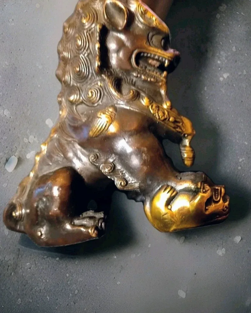 Chinese Guardian Lion Protection Prosperity and Good Fortune image indicator(5)