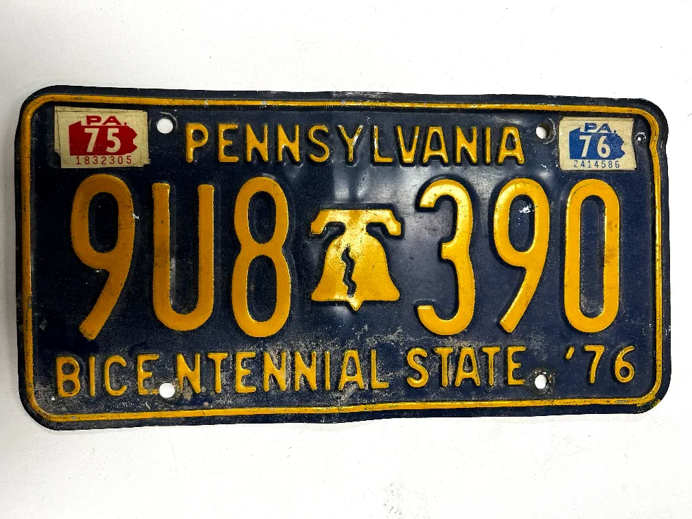 25 Vintage Authentic License Plate Collection (1931–1978) image indicator(10)