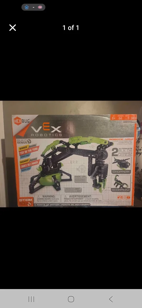VEX Robotics Hexbug Robotic Arm Construction Set