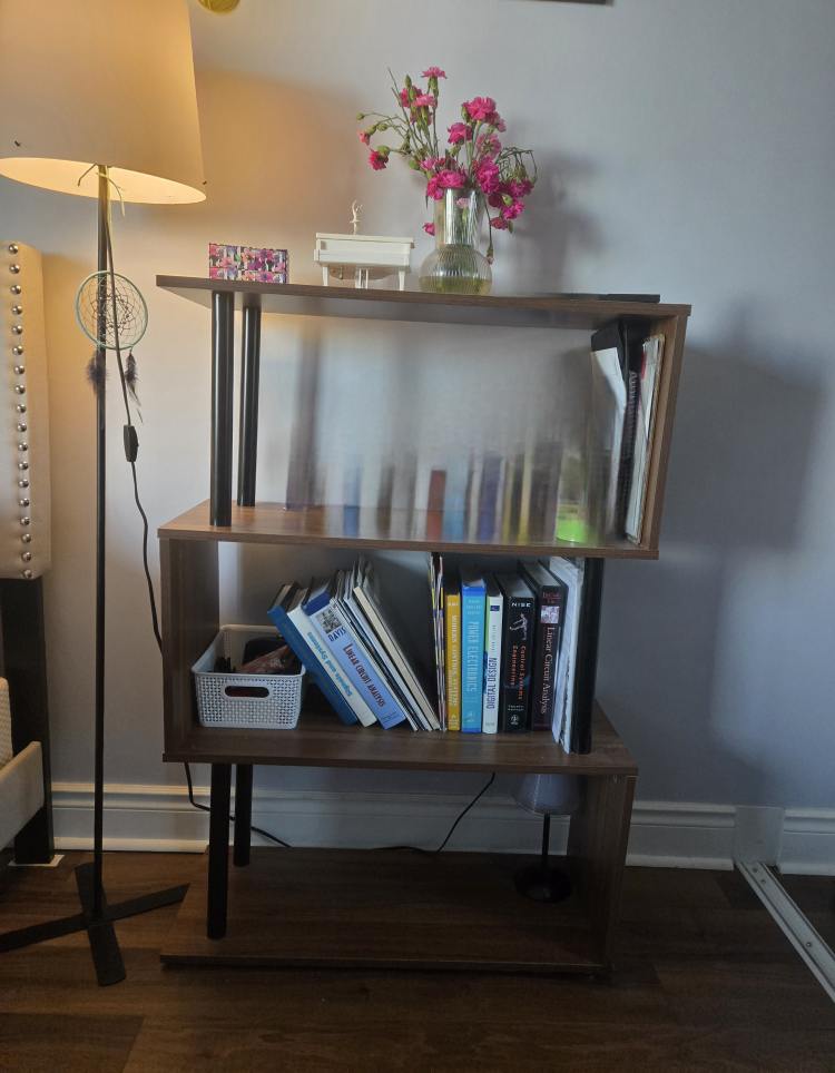 Brown Wooden Bookshelf
