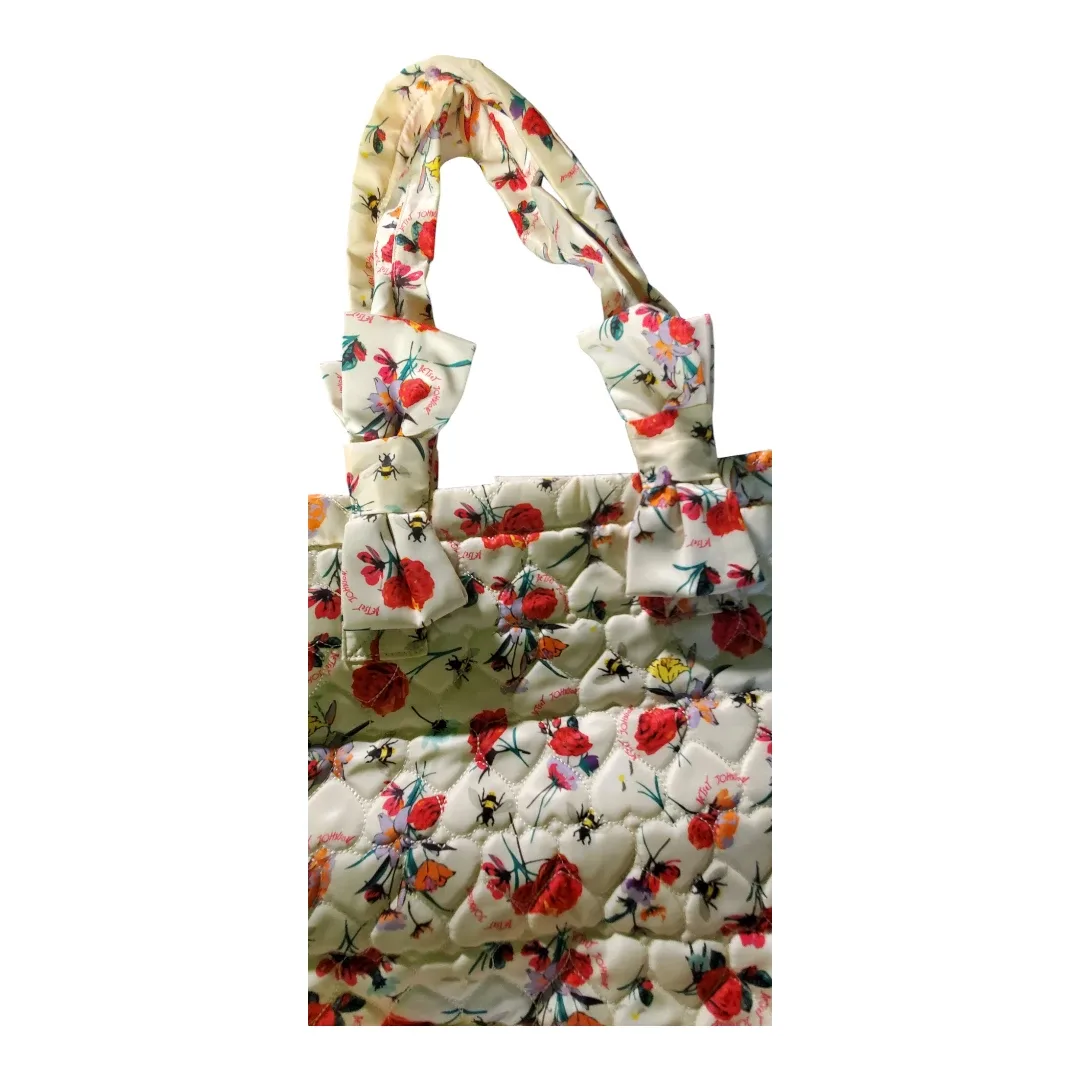 Betsey Johnson Floral Quilted Tote Bag image indicator(2)