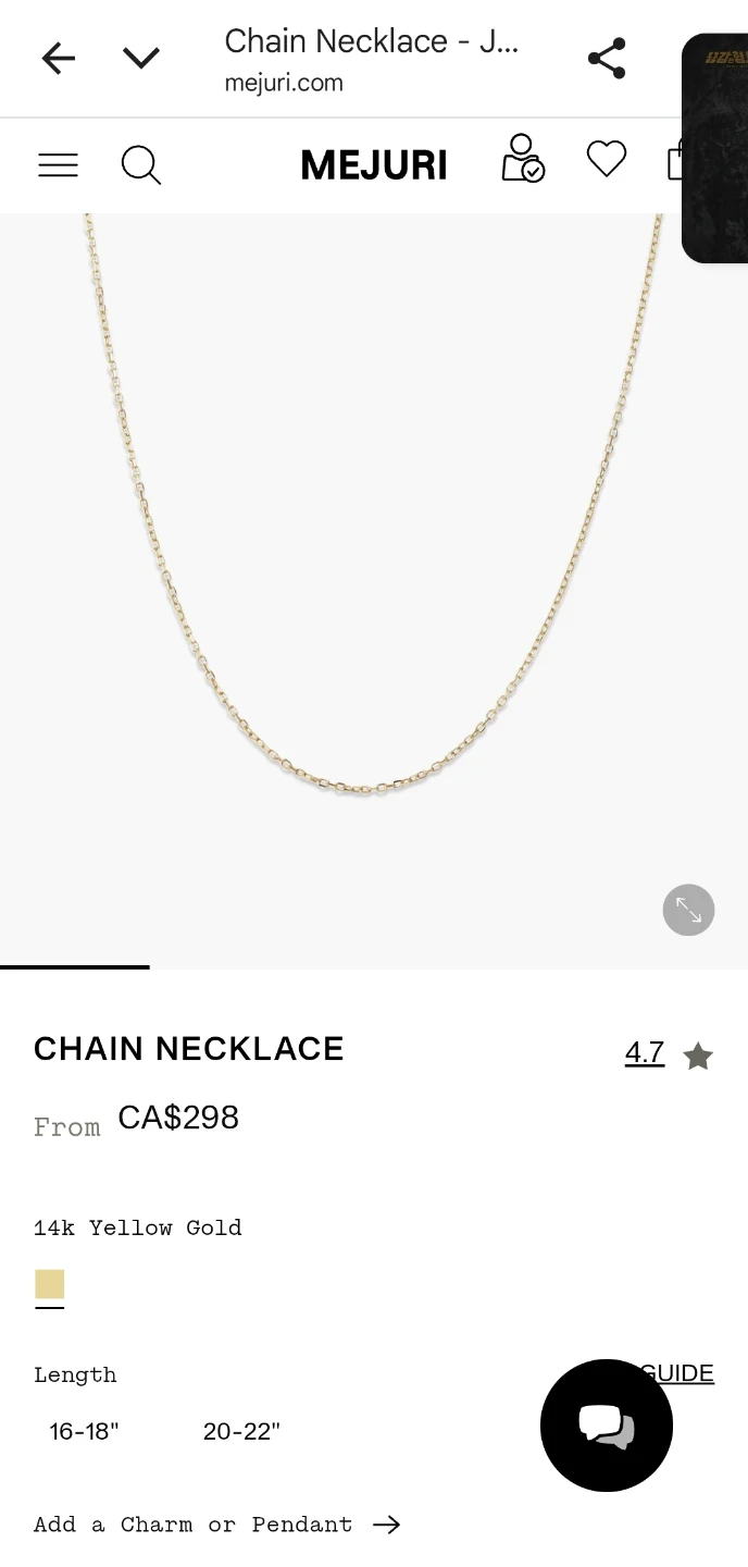 Mejuri Chain Necklace - 14k Yellow Gold - photo 4