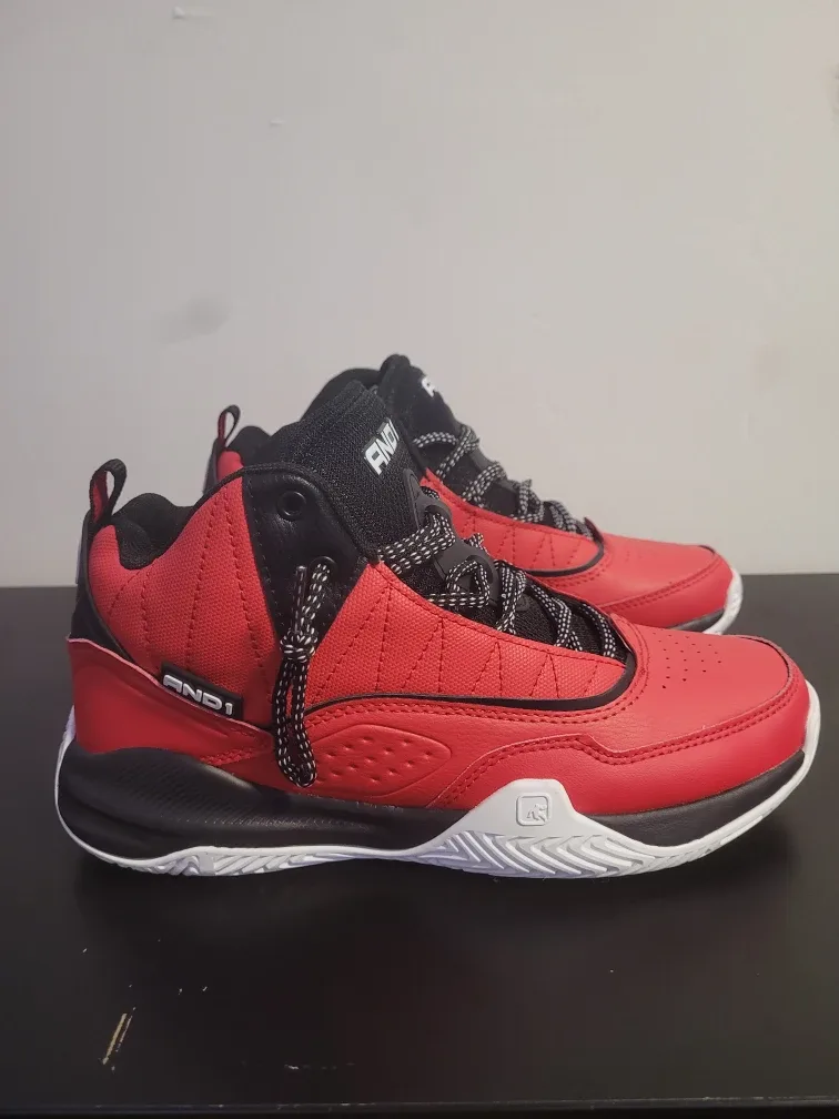 AND1 Red/Black Basketball Shoes - Size 8 image indicator(4)