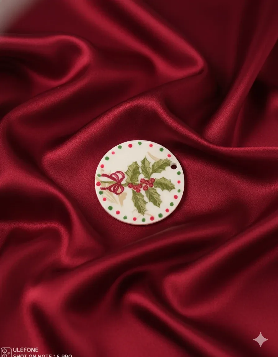 Set of Decorative Christmas disks image indicator(2)
