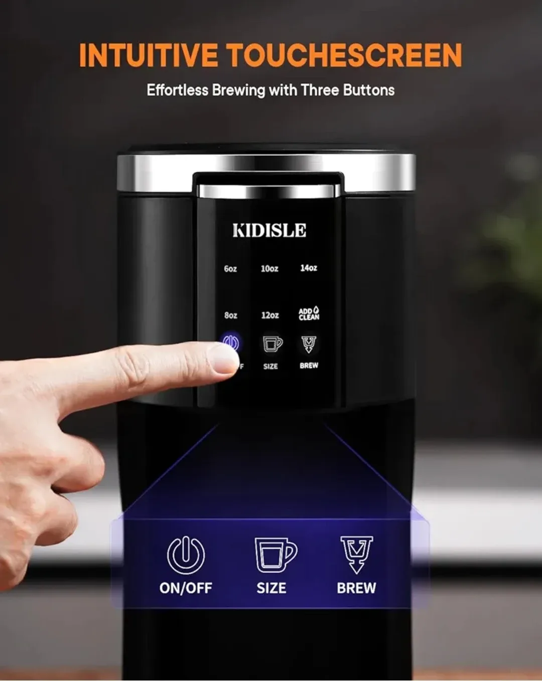 Kidisle Single Serve Coffee Maker image indicator(2)