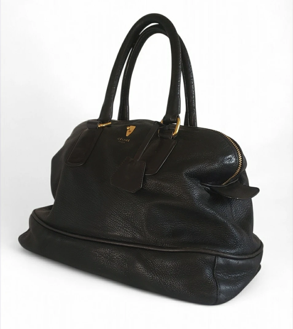 Vintage Celine Phoebe Philo Era Padlock Key Tote - photo 5