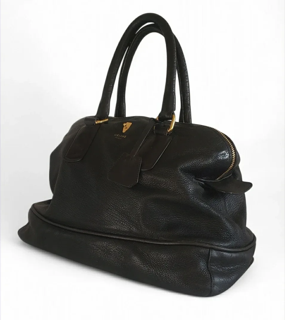 Vintage Celine Phoebe Philo Era Padlock Key Tote image indicator(5)