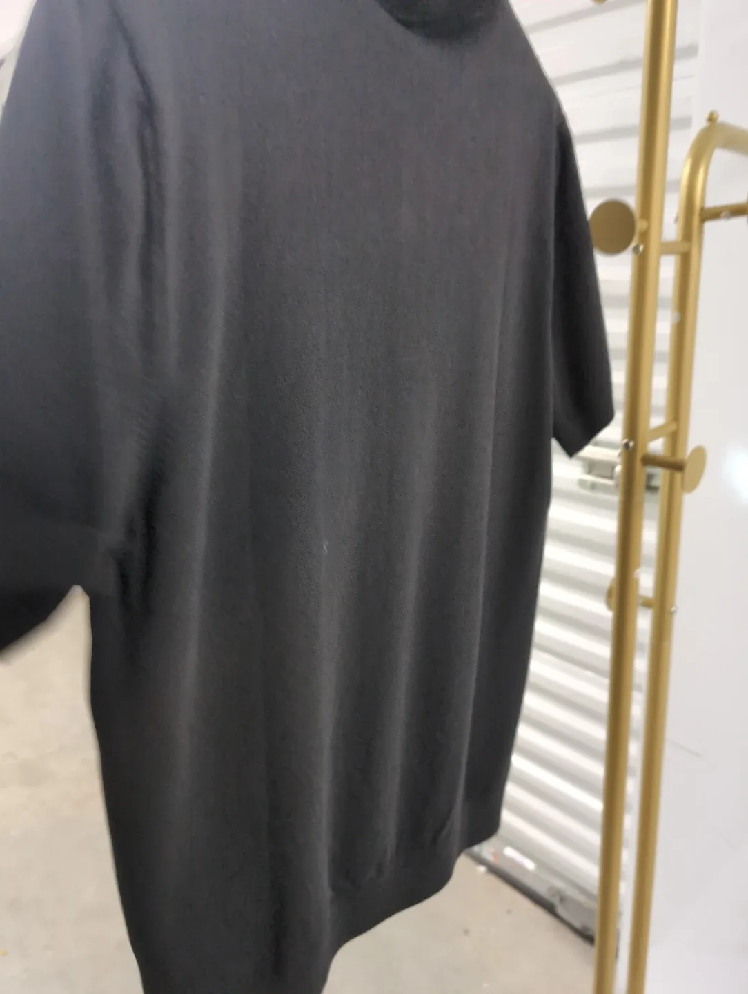 Prada Black Polo Shirt - Size Medium