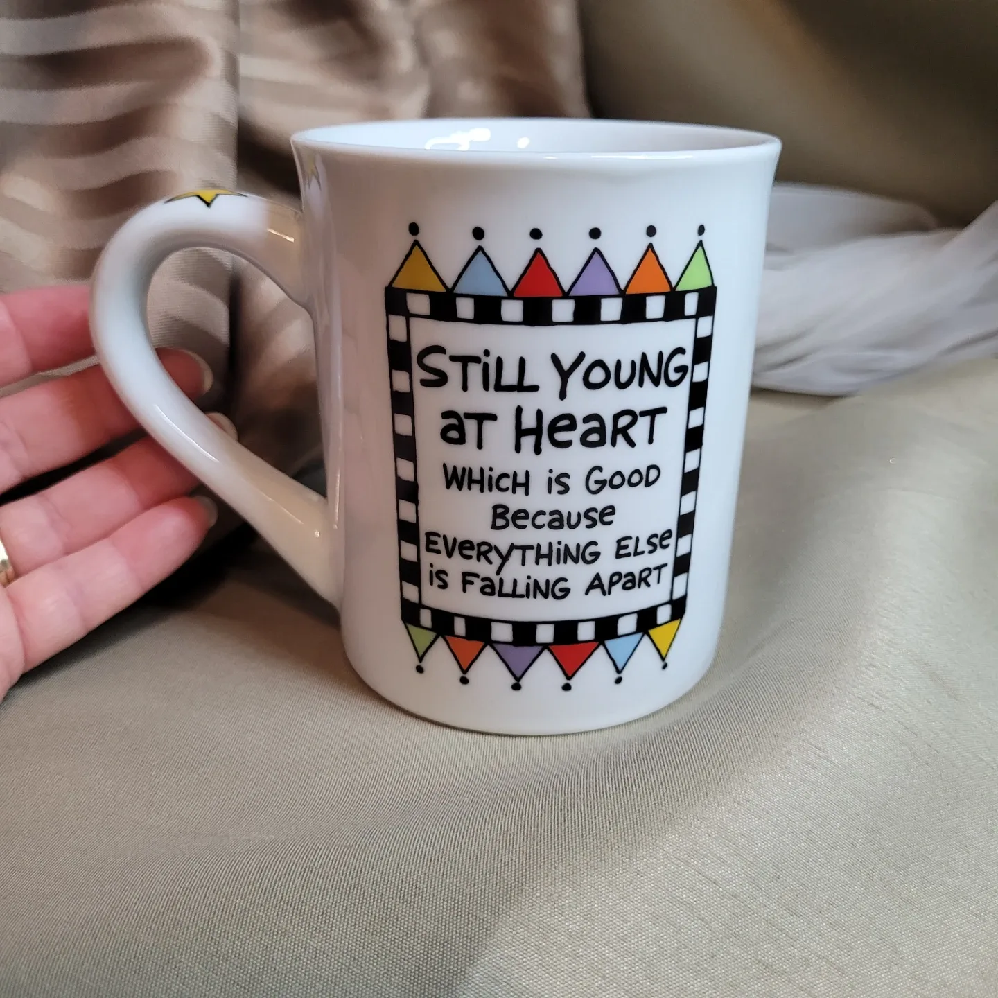 4 1/4" x 3 1/2" - 40 Years Old Mug image indicator(8)