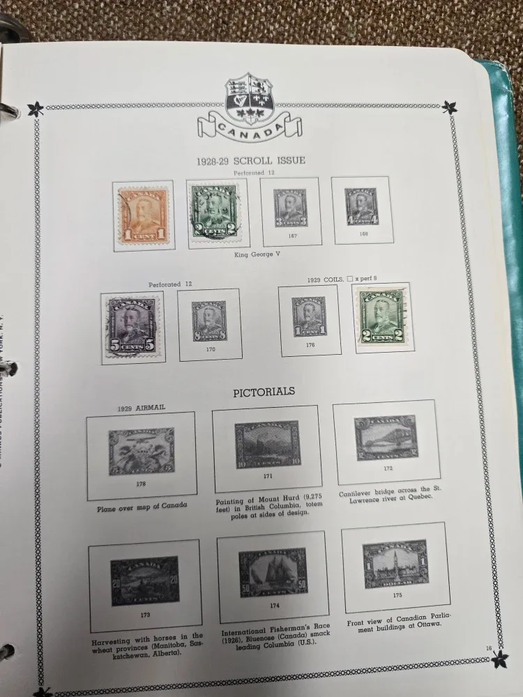 Vintage Canada Postage Stamp Album image indicator(3)