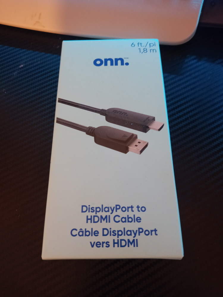New Onn. DisplayPort to HDMI Cable 6ft