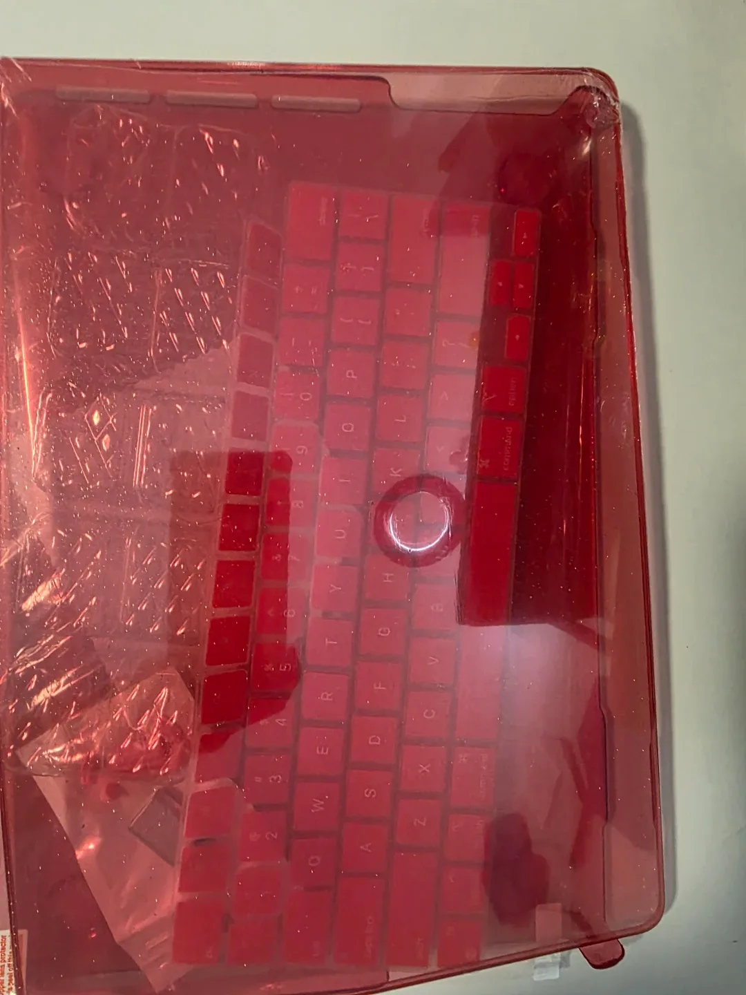 Pink Glitter Plastic Hard Shell Case for MacBook pro 14" image indicator(2)