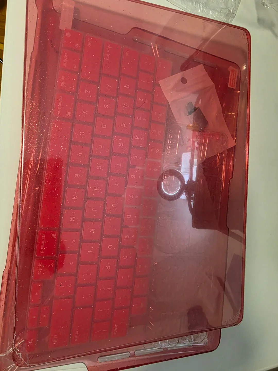 Pink Glitter Plastic Hard Shell Case for MacBook pro 14" image indicator(3)