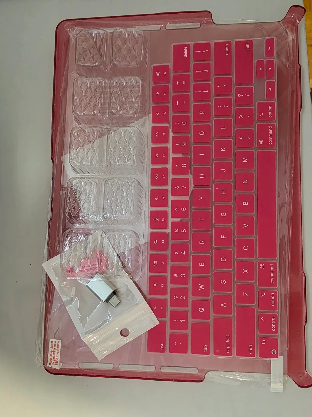 Pink Glitter Plastic Hard Shell Case for MacBook pro 14" image indicator(4)