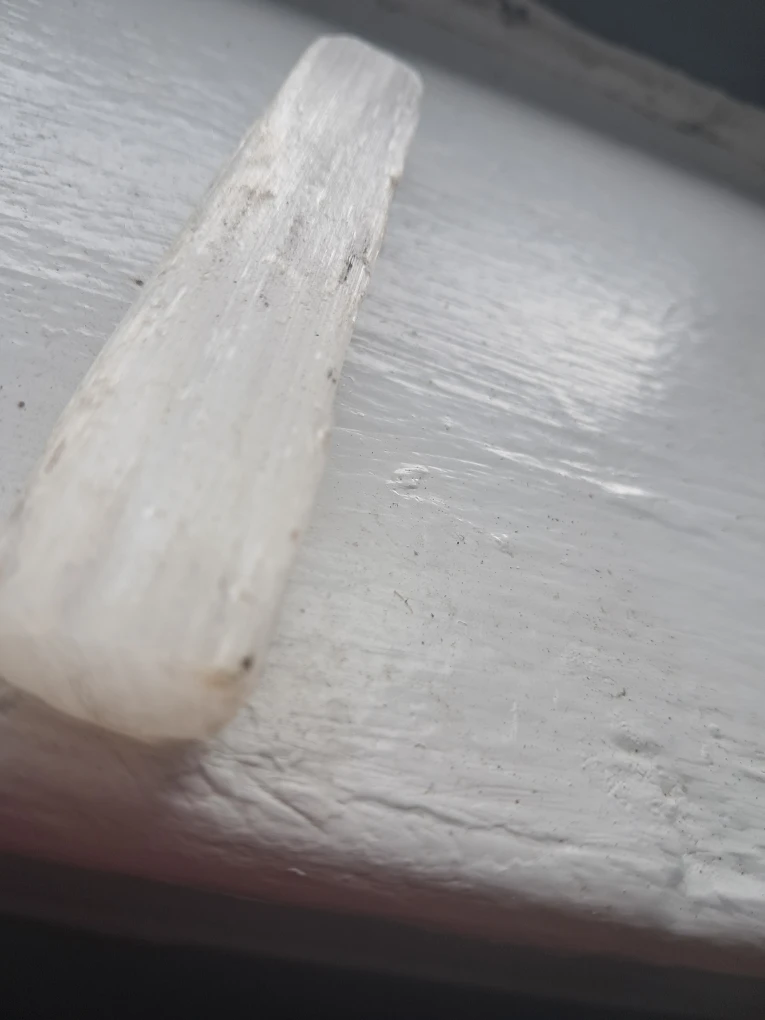 A quartz crystal