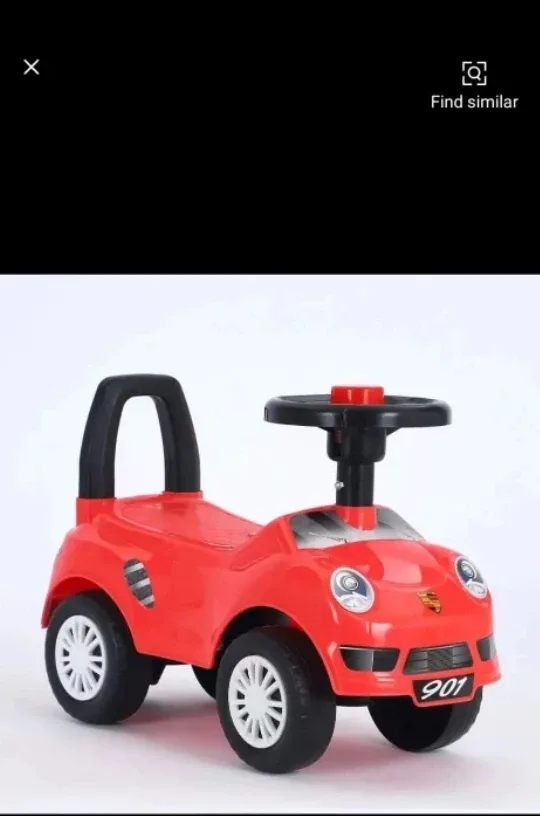Red Ride-On Car Toy for Toddlers