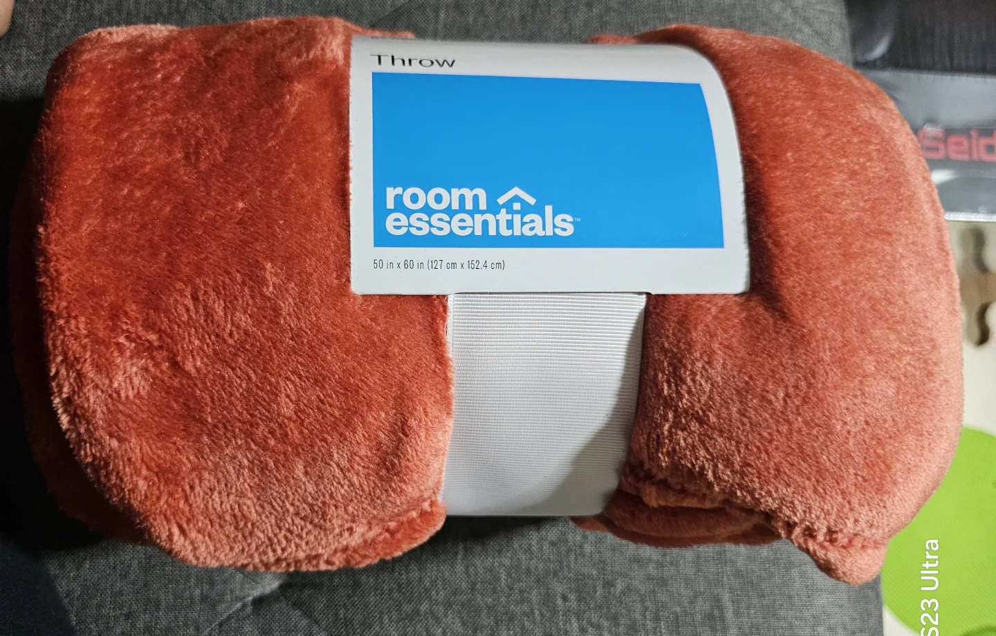 🥕Plush Blanket - Orange, 50x60 in🥕