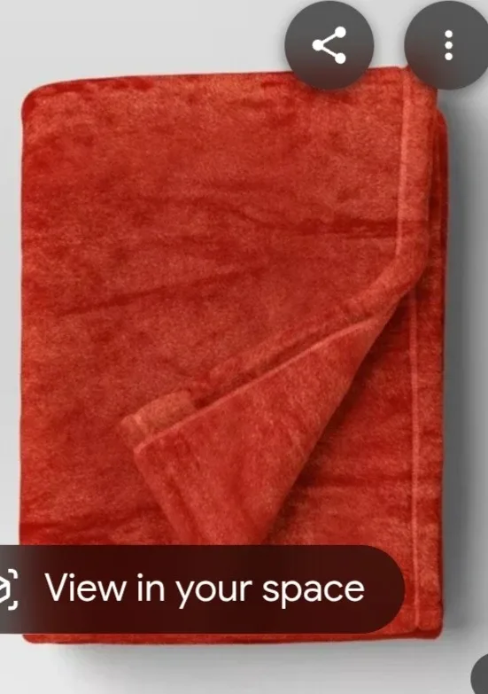 🥕Plush Blanket - Orange, 50x60 in🥕 image indicator(5)