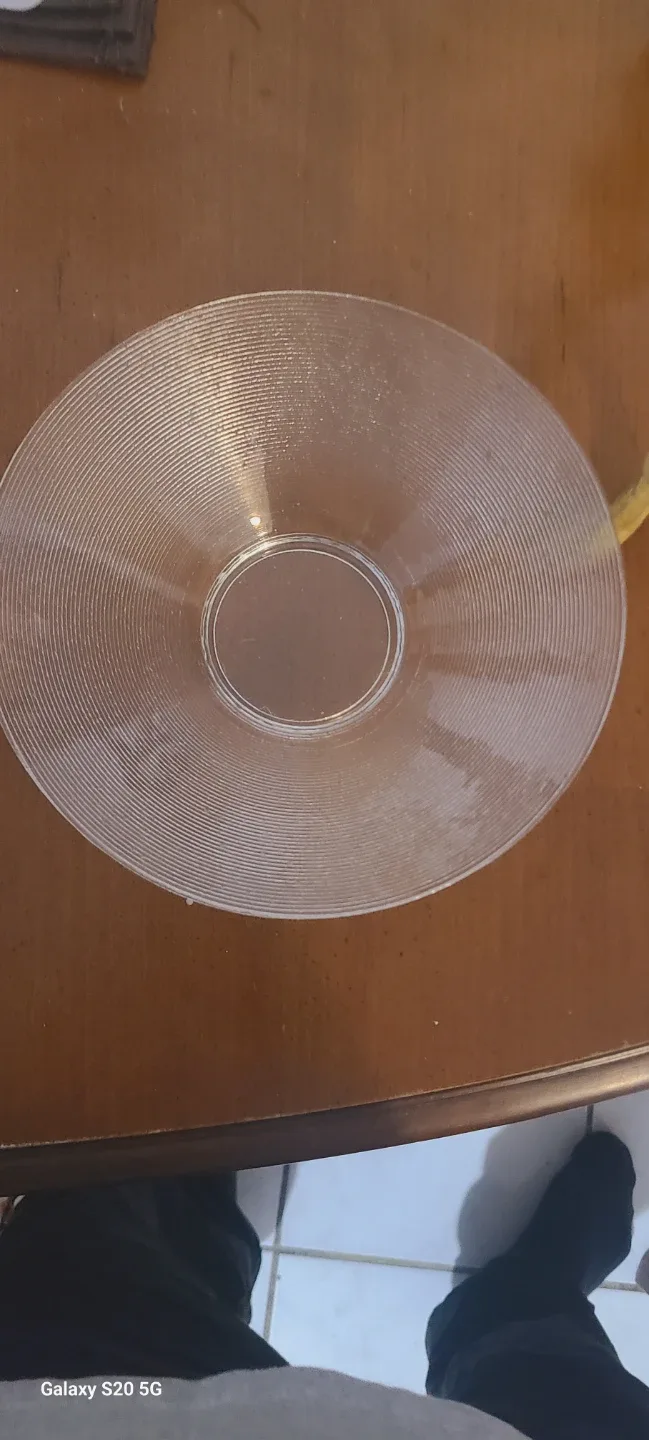 Glass Bowl with Decorative Stand image indicator(2)