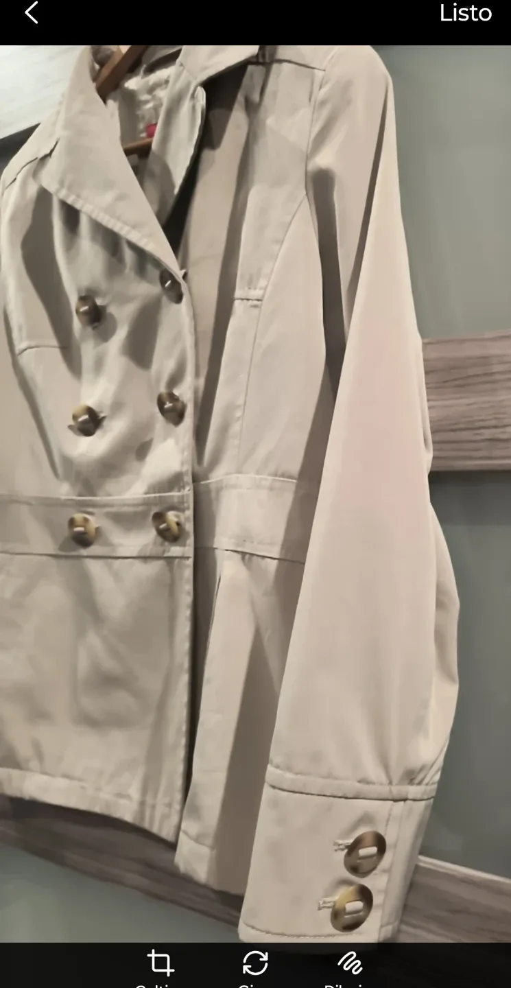 Esprit Outerwear Beige Jacket Size L image indicator(3)