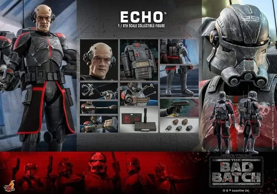 Hot Toys Star Wars Echo 1/6 Scale Figure image indicator(2)