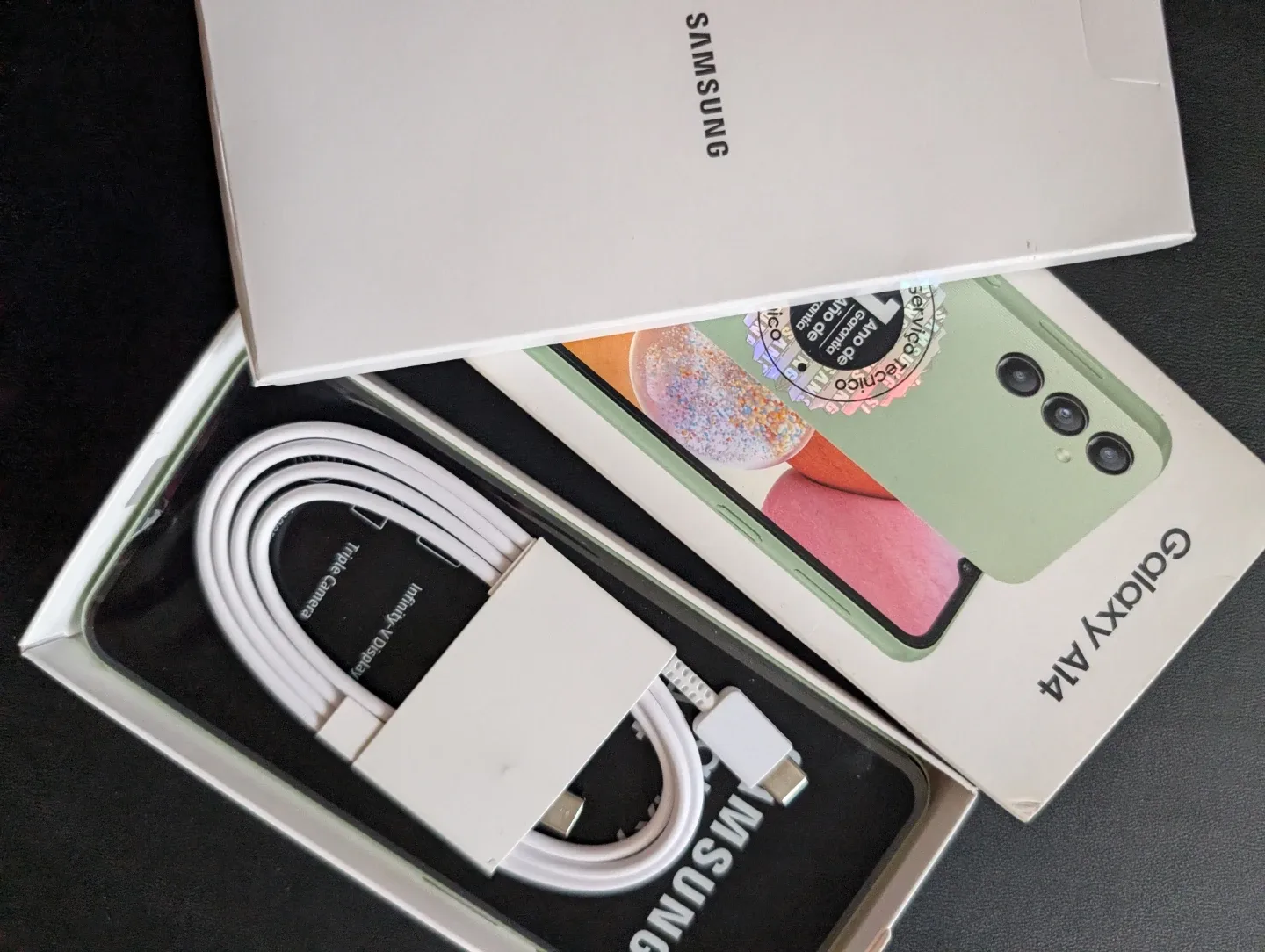 New Samsung Galaxy A14 Light Green thumbnail