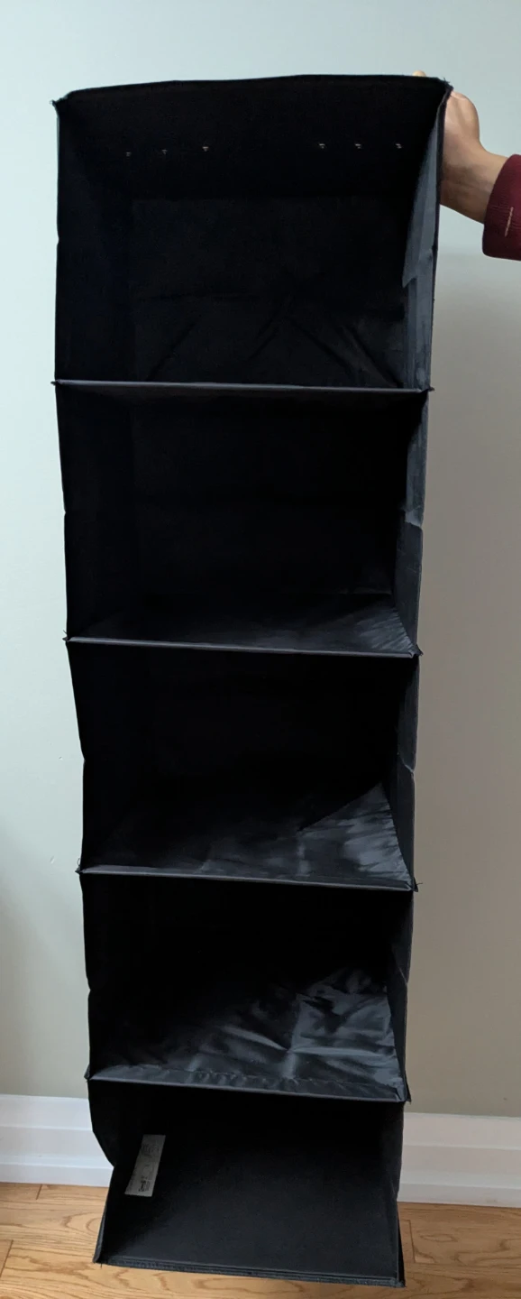 Hanging Closet Organizer - Black