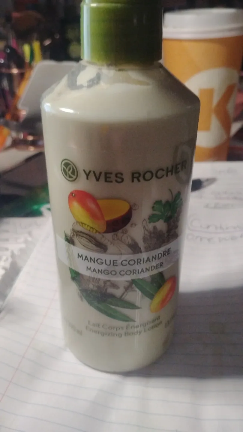 Yves Rocher Mango Coriander Energizing Body Lotion
